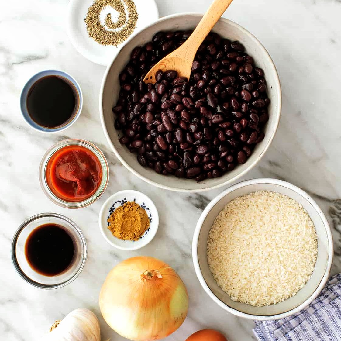 The mixture for chipotle black bean burgers in a bowl.